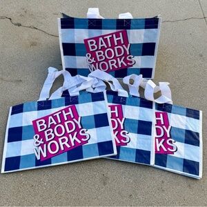 BBW Bath and Body Works Annual Candle Day reusable tote bags! SET OF 4